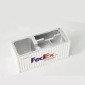 Multi-Function Ornaments :30 Shipping Container Pen Holder Creative Desktop Stationery Storage Box Decorative Business Card Organizer Model Box Gift. 
