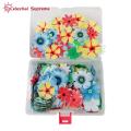 Edible Flower Cake Decorations Colorful Hawaiian Flowers Butterflies Edible Cake Toppers Perfect for Cupcakes Cakes Decorate with Edible Wafer Paper Decorations Natural Theme Party Decorations. 