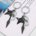 Kunai Shuriken Ninja Keychain for Car Keys Bag Anime Keyring Keychain Jewelry MJ. 