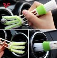 PACK OF 2 Window Groove Cleaning Brush Window Cleaning Brush with Car Vent Cleaning Brush Corner Cleaning Tools for Sliding Door/Tile Lines/Shutter/Car Vents/Air Conditioner/Keyboard - Window Cleaner Brush with Scouring Pad. 