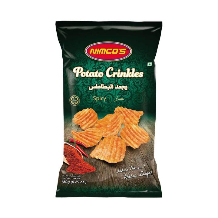 Nimco's Potato Crinkles Spicy 150g