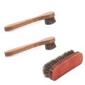 1Set Horsehair Shoe Brush Shine Kit Shoe Polish Kit Leather Shoe Cleaning Brush Shoe Dust Remover Shoe Brush. 