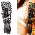 JM Waterproof Men Temporary Tattoo Large Arm Body Art Tattoos Long Last Sticker. 