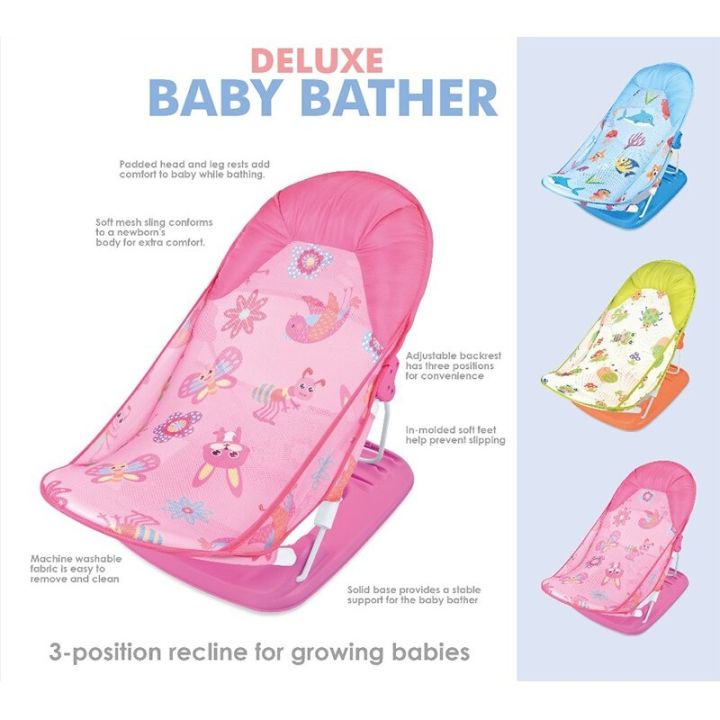 Luxurious%20Baby%20Bather%20Seat%20/Baby%20Infant%20Luxurious%20Baby%20Bather%20with%20Cushion%20-%20Image%202