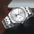 SWIDU Men Watch Business Calendar Quartz Watches Stainless Steel Strap Watch For Men. 