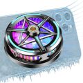 S6 Magnetic Semiconductor Phone Cooler Mobile Cooling Fan Phone Radiator Fan Portable Mobile Phone Cooling Fan Game Cooler For Tablet & Phones For PUBG Phone Cooler System Heat Sink Controller. 
