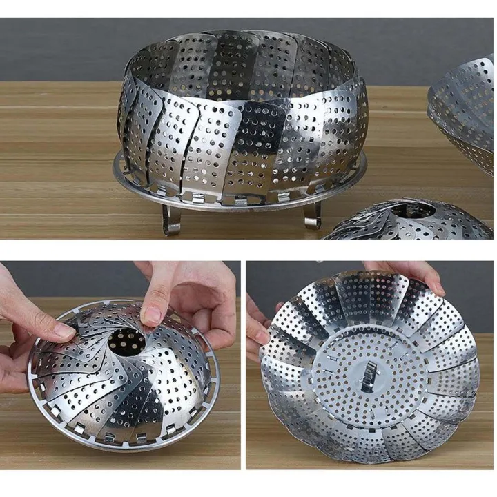 Stainless%20Steel%20Food%20Steamer%20Folding%20Steamer%20Basket%20Stainless%20Steel%20for%20Food%20and%20Vegetable,%20Premium%20Expandable%20Steam%20Basket%20to%20Fit%20Various%20Size%20Pots%20Stainless%20Steel%20Steamer%20Basket%20-%20Image%203