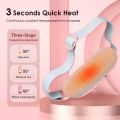 Electric Period Cramp Massager Vibrator Heating Belt for Menstrual Relief Pain Waist Stomach Warming Women. 