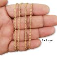 150 cm | Cable Chain Golden | Used for DIY making Jewelry Necklace Bracelet and other accessories. 