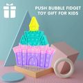 Cute Princess Castle Pop-it Large Size Stress Relieving Toy For Kids. 