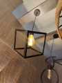 Cube Light Modern Unique Designer Furniture Home Decor Fixture for E27 Bulb Decorative Light Fancy Light Metal Light Restaurant Light Vintage Light. 