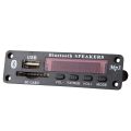 Dc 5V/12V Bluetooth 5.0 Audio Decoder d Audio Module Usb Aux Sd Fm  Lossless Mp3/Wma/Wav/Flac/Ape Decoder d Module, Colors Screen Display(Black). 