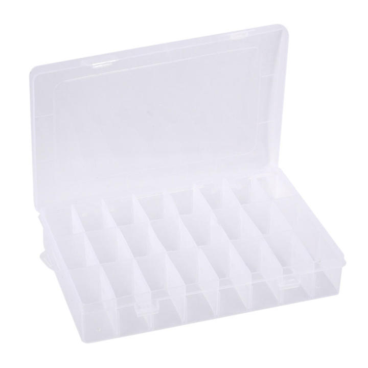 Plastic Storage Box Embroidery Floss Bobbins Storage Organizer Case Cross Stitch Sewing Tool