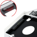 12.7mm Kit 9.5mm Kit For Laptop Hard Drive Caddy Second HDD Caddy Kit Laptop CD Room Hard Drive CD/DVD Drive Slot For SSD And HDD Hard Drive 9.5mm HDD Kit Case 12.5mm HDD Kit CD Room Case. 