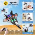 F22 RC Plane Toys with Auto Hover Easy Fly 6-Aixs Gyro 2.4GHZ Remote Control Airplanes 3D Flips Stunts Glider EPP Foam RC Fighter Jet Drones for Adult. 