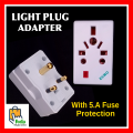 5.AMP Multi Plug Adapter With Fuse For Light Plug D Type Light Plug Multi Plug Adapter. 