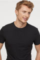 T-Shirts for Men's Cotton O-Neck Short Sleeves Round Neck Shirts for GYM Workout t Shirts for Men Casual Shirts Stretchable Soft Fabric in Black. 