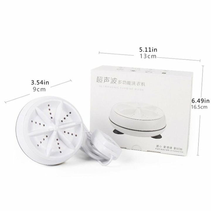 Portable Washing Machine, Mini Ultrasonic Washing Machine 3 in 1 Dishwashers Ultrasonic Waves Suitable for Home, Business, Travel