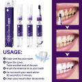 V34 Teeth Whitening Pen Purple Whitening Toothpaste Dental Whitening Tartar Removal Tooth Cleaning Effective Teeth Whitener 4ml. 