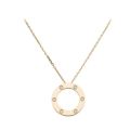 Titanium Steel Screw Love Necklace For Women Girls Slide Pendant Neckalce Collars Femme Jewely. 