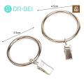 Curtain Hanging Rings 10pcs Strong Metal Curtain Clip Rings Easy to Use Space-saving Load-bearing. 