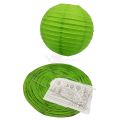 Round Paper Lanterns - 12 Inch - Pack of 5. 