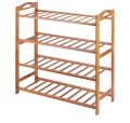Wooden Shoe Rack Folding Shoe Rack Wooden Shelf Multi purpose Shoe Rack Storage Organizers 3- 4- 5 Layers. 