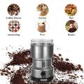 Stainless Steel Electric Coffee Grinder Bean Nuts Spices Masala Grinder and Blender Coffee Bean Milling Machine NM-8300 Perfect Kitchen Tool. 