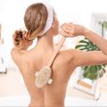 Dry Brushing Brush Set of 2, Dry Skin Exfoliating Brush, Handle Back Scrubber for Shower, Dry Brush for Cellulite. 