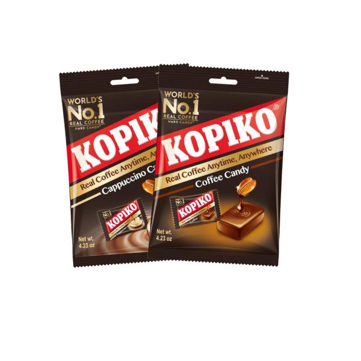 Kopiko Candy Pack Of 2 Flavors (Coffee & Cappuccino) - 280g