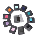 10Piece Elastic Pen Holder Pen Holder for Clipboard, Planner Pen Holder Random Color 6.5X5cm. 
