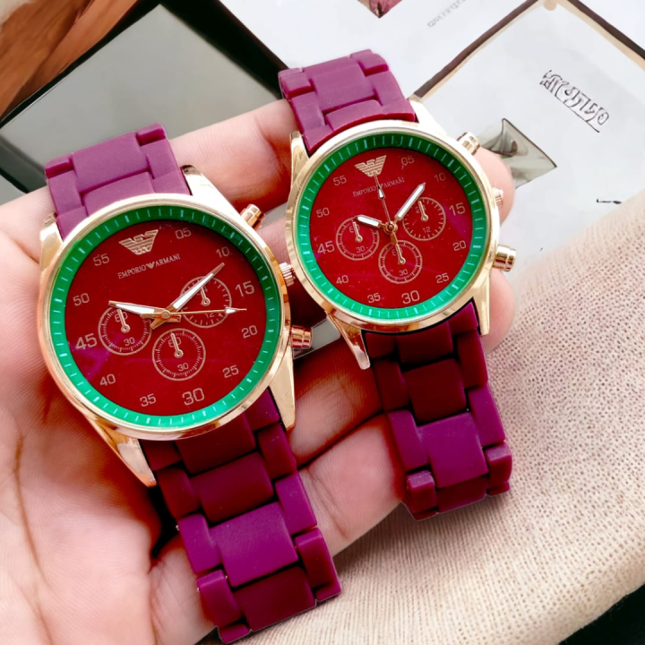 COUPLE%20WATCH%20EMPORIO%20ARMANI%20RUBBER%20CHAIN%20&%20PUSH%20BUTTON%20LOCK%20DECENT%20LOOKS%20(with%20free%20normal%20box).%20-%20Image%208