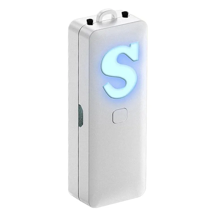 Hanging Neck Air Purifier Personal Wearable Mini Portable Air Freshener Ionizer Negative Ion Purifier White