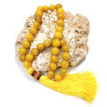 Yellow Color Aqeeq Stone Tasbeeh 33 Beads  (Size 12MM) - Fancy Men and women Choice Color Tasbih (Agates) muslim Agate zikr prayer Tasbeeh - handmade Rosary 12mm tasbi counter Stress Relaxation. 