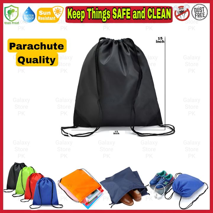 Drawstring Bag Shoes Cover - Tuition Bag - Gym Bag - Dori Bag - Football Shoes Bag