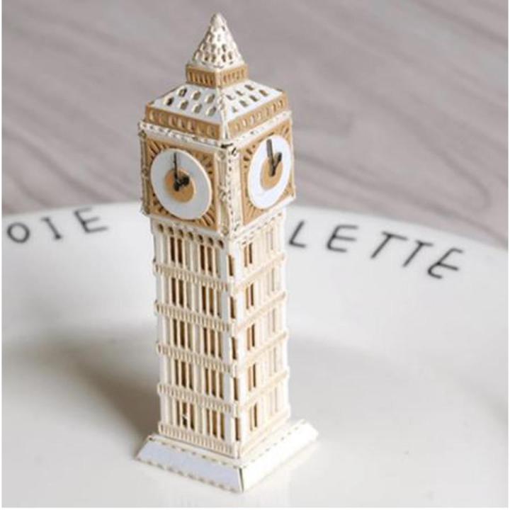 DIY Big Ben 3D Laser Paper Craft JZ-004, Kids Creative 3D Paper Puzzle, Mini Famous Buildings Toy Model 3D Model Big Ben Educational Toys for Children