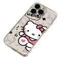 Couples Cute KT cat Case For ITEL P55 5G Phone Case. 