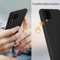 Samsung Galaxy A12 Black Soft Silicon Back Cover. 