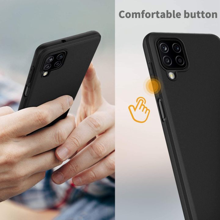 Samsung%20Galaxy%20A12%20Shockproof%20Matte%20Black%20Silicone%20TPU%20Case%20-%20Image%208