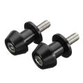 2Pcs M6 X1.5 Motorcycle Cnc Swing Arm Sliders Spools Stand Screw For Yamaha Fz01 Fz03 Fz09 Fz10 Yzf R1 R3 R6 R25 R125 R1000 R6S Fz1 Fz6 Fz8 Fzs1000 Fzs600 Aprilia (Black). 