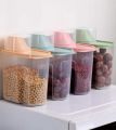 6PCS[1Kg] Plastic Cereal Dispenser Storage Box,  Cereal Containers Storage Dispenser, Kitchen Rice Storage Box. 
