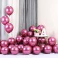 5pcs 10inch Original Shiny Pink Chrome Balloons Solid Metallic Balloon Chrome Pink Theme Balloon Party Balloons High Quality Latex Balloon Birthday Party Decoration, Wedding helium balloon. 