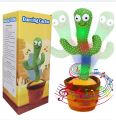 Rechargeable Talking Dancing Cactus With 120 multi song Voice Repeat Speaking Toy Plant Dancing Toys for Kids. 