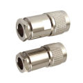 2 Pcs N Type Male Clamp RG8 LMR400 RG165 RG213 7D-FB RF Coaxial Connector. 