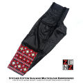 Phulkari Embroidered Cotton Stitched Shalwar Shulwar Trousers for Girls Womens Ladies Pants Pakistani Sindhi Embroidered Wear. 