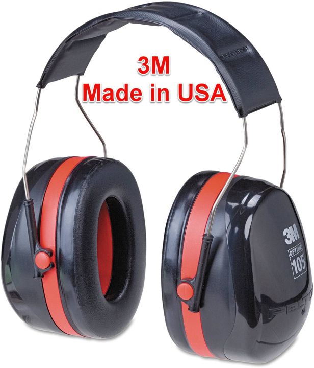 Ear%20Muff%203M%20Optime%20105:%20NRR:30%20dB-Anti%20Noise,Study,Travelling,Shooting%20-%20%20Made%20in%20USA%20-%20Image%202