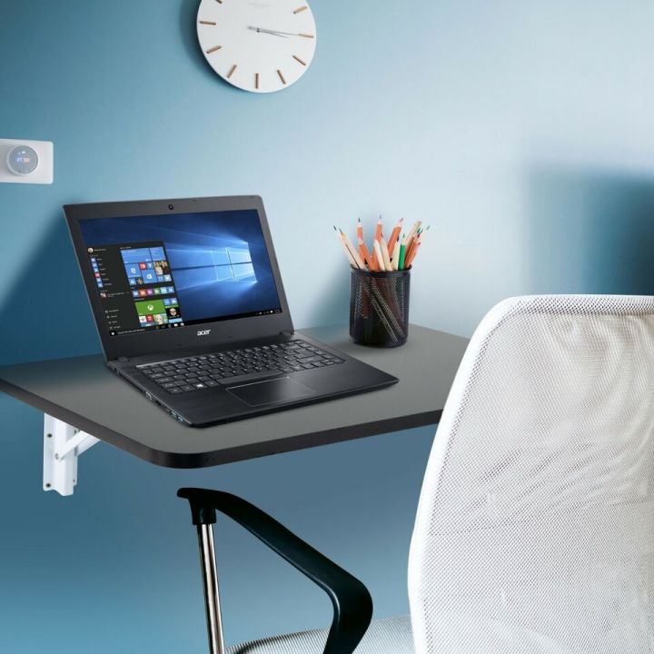 Folding Table Simple Space Saving Wall-Mounted Computer Desk Desktop Small Apartment Wall-Mounted Computer Desk