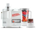 Cambridge Juicer Blender with 1 Litre Sparkling Glass Jug Blender, Grinder, Juicer 300W - JB402. 