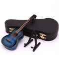 KOKKO Mini Guitar Miniature Model Classical Guitar Miniature Wooden Mini Musical Instrument Model Collection. 