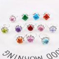 Pack of 5 Children Mix Colorful Rhinestone Gem Rings Cute Jewelry Creative Princess Toys Kids Little Girl Rings Gift. 